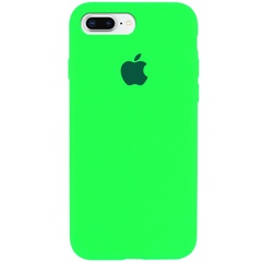 Чохол Silicone Case Full Protective (AA) для Apple iPhone 7 plus / 8 plus (5.5 "), Салатовый / Neon green