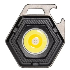 Акумуляторний LED ліхтарик W5131 + Type-C (7 режимів, шнур, магніт), Чорний