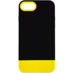 Чохол TPU+PC Bichromatic для Apple iPhone 7 / 8 / SE (2020) (4.7"), Black / Yellow