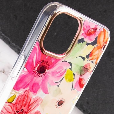 TPU+PC чохол Flowers для Apple iPhone 11 Pro Max (6.5"), Paint bloom