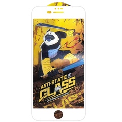 Защитное стекло 5D Anti-static Panda (тех.пак) для Apple iPhone 7 / 8 / SE (2020) (4.7") Белый