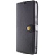 Кожаный чехол книжка GETMAN Gallant (PU) для Realme C51 Черный