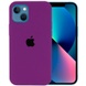 Чохол Silicone Case Full Protective (AA) для Apple iPhone 13 (6.1 "), Фіолетовий / Grape