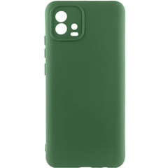 Чехол Silicone Cover Lakshmi Full Camera (A) для Motorola Moto G72 Зеленый / Dark green