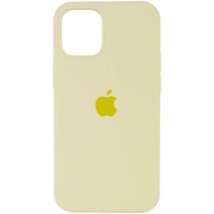 Чехол Silicone Case Full Protective (AA) для Apple iPhone 15 Pro (6.1") Желтый / Mellow Yellow