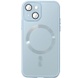 Чехол TPU+Glass Sapphire Midnight with MagSafe для Apple iPhone 15 Plus (6.7") Голубой / Blue