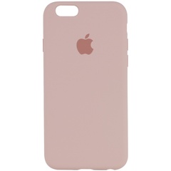 Чехол Silicone Case Full Protective (AA) для Apple iPhone 6/6s (4.7") Розовый / Pink Sand