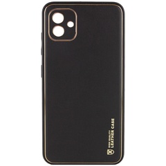 Кожаный чехол Xshield для Samsung Galaxy A05 Черный / Black
