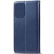 Шкіряний чохол книжка GETMAN Gallant (PU) для Xiaomi Redmi 13C / Poco C65, Синій
