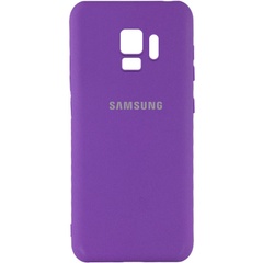 Чохол Silicone Cover My Color Full Camera (A) для Samsung Galaxy S9, Фіолетовий / Purple