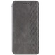 Кожаный чехол книжка GETMAN Cubic (PU) для Samsung Galaxy S24+ Серый