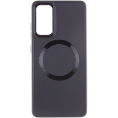 TPU чехол Bonbon Metal Style with MagSafe для Samsung Galaxy S24+ Черный / Black