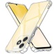TPU чохол GETMAN Ease logo посилені кути для Realme C53, Безбарвний (прозорий)