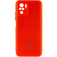 Чохол Silicone Cover My Color Full Camera (A) для Xiaomi Redmi Note 10 / Note 10s, Червоний / Red