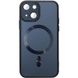 Чехол TPU+Glass Sapphire Midnight with MagSafe для Apple iPhone 15 Plus (6.7") Черный / Black