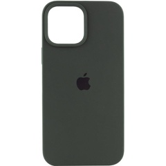 Чехол Silicone Case Full Protective (AA) для Apple iPhone 15 Pro (6.1") Зеленый / Cyprus Green