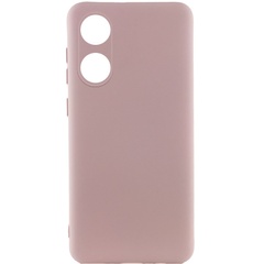 Чехол Silicone Cover Lakshmi Full Camera (AAA) для Oppo A78 4G Розовый / Pink Sand