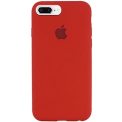 Чехол Silicone Case Full Protective (AA) для Apple iPhone 7 plus / 8 plus (5.5") Красный / Dark Red