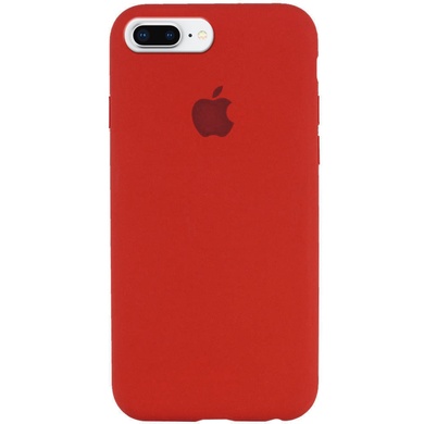 Чехол Silicone Case Full Protective (AA) для Apple iPhone 7 plus / 8 plus (5.5") Красный / Dark Red