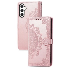 Шкіряний чохол (книжка) Art Case з візитницею для Samsung Galaxy A25 5G, Рожевий