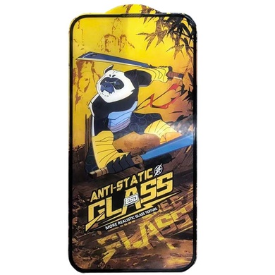 Защитное стекло 5D Anti-static Panda (тех.пак) для Apple iPhone 15 Plus (6.7") Черный