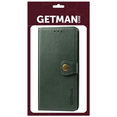 Кожаный чехол книжка GETMAN Gallant (PU) для Samsung Galaxy S24+ Зеленый