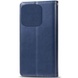 Кожаный чехол книжка GETMAN Gallant (PU) для TECNO Spark 10C Синий