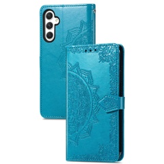 Шкіряний чохол (книжка) Art Case з візитницею для Samsung Galaxy A25 5G, Синій