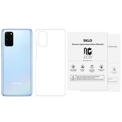 Защитная гидрогелевая пленка SKLO (тыл) (тех.пак) для Samsung Galaxy J2 Core (2018) Прозрачный