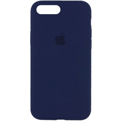 Чехол Silicone Case Full Protective (AA) для Apple iPhone 7 plus / 8 plus (5.5") Синий / Deep navy