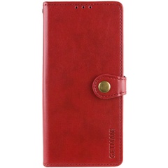Кожаный чехол книжка GETMAN Gallant (PU) для Xiaomi Redmi Note 13 5G Красный