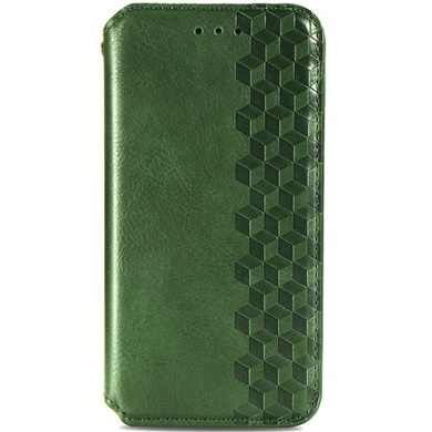 Шкіряний чохол книжка GETMAN Cubic (PU) для Samsung Galaxy A34 5G, Зелений