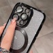 TPU чехол Delight case with MagSafe с защитными линзами на камеру для Apple iPhone 15 (6.1") Черный / Black