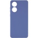 Силиконовый чехол Candy Full Camera для Oppo A58 4G Голубой / Mist blue