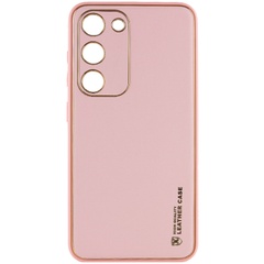Кожаный чехол Xshield для Samsung Galaxy S24+ Розовый / Pink