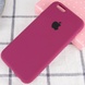 Чохол Silicone Case Full Protective (AA) для Apple iPhone 6/6s (4.7 "), Бордовий / Maroon