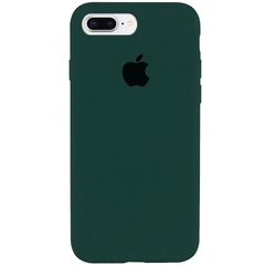 Чохол Silicone Case Full Protective (AA) для Apple iPhone 7 plus / 8 plus (5.5 "), Зелений / Forest green