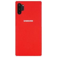 Чохол Silicone Cover Full Protective (AA) для Samsung Galaxy Note 10 Plus, Червоний / Red