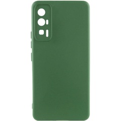 Чохол Silicone Cover Lakshmi Full Camera (A) для Xiaomi Poco F5 Pro, Зелений / Dark Green