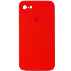 Чехол Silicone Case Square Full Camera Protective (AA) для Apple iPhone 6/6s (4.7") Красный / Red