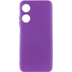 Чехол Silicone Cover Lakshmi Full Camera (A) для Oppo A38 / A18 Фиолетовый / Purple