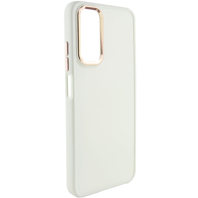 TPU чехол Bonbon Metal Style для Samsung Galaxy A34 5G Белый / White