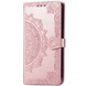 Шкіряний чохол (книжка) Art Case з візитницею для Realme C51, Рожевий