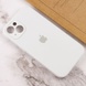 Чехол Silicone Case Full Camera Protective (AA) для Apple iPhone 15 Plus (6.7") Белый / White