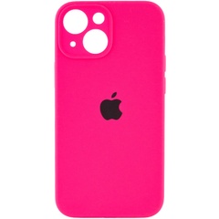 Чохол Silicone Case Full Camera Protective (AA) для Apple iPhone 15 Plus (6.7"), Рожевий / Barbie pink