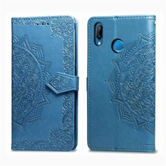 Шкіряний чохол (книжка) Art Case з візитницею для Huawei P Smart+ (nova 3i), Синій