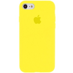 Чохол Silicone Case Full Protective (AA) для Apple iPhone 6/6s (4.7 "), Жовтий / Neon Yellow