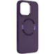 TPU чехол Bonbon Metal Style with MagSafe для Apple iPhone 15 Plus (6.7") Фиолетовый / Dark Purple