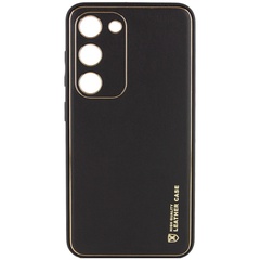 Кожаный чехол Xshield для Samsung Galaxy S24+ Черный / Black