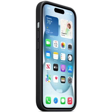 Чохол FineWoven (AAA) with MagSafe для Apple iPhone 15 Plus (6.7"), Black